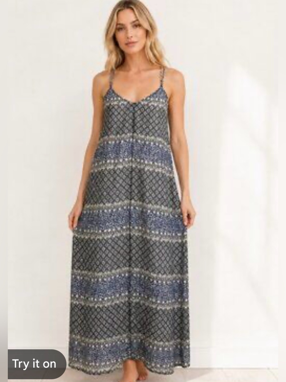 Madewell Moroccan tile maxi dress • Women’s size small